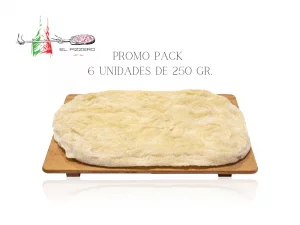 Base De Pizza Ovaladas - Promo Pack 6 Unidades De 250 Gr.