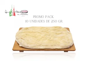 Base De Pizza Ovaladas - Promo Pack 10 Unidades De 250 Gr.