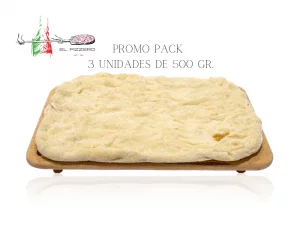 Base De Pizza Family - Promo 3 Unidades De 500 Gr.