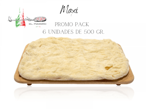 Base De Pizza Maxi  - Promo 6 Unidades  De 500 Gr.