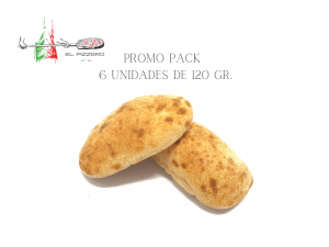 Panizza 6 Unidades De 120 Gr.